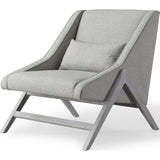 TOV Furniture Sabrina Linen Chair | Grey- TOV-S6114