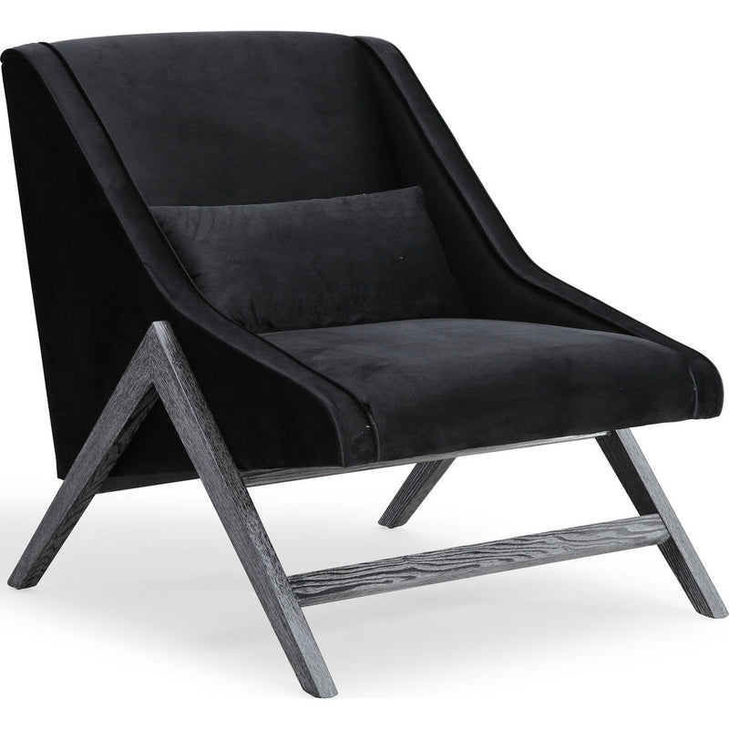 TOV Furniture Sabrina Velvet Chair | Black- TOV-S6115