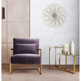 TOV Furniture Elle Velvet Chair | Grey- TOV-S6142