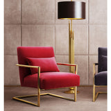 TOV Furniture Elle Velvet Chair | Pink- TOV-S6143