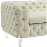 TOV Furniture Celine Linen Sofa | Beige- TOV-S78