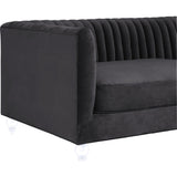 TOV Furniture Aviator Velvet Sofa | Grey TOV-S86