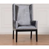 TOV Furniture Tribeca Velvet Chair | Grey- TOV-TRI-GV
