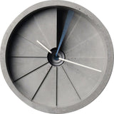 22 Design 4th Dimension Concrete Wall Clock | Blue / Gray CC01000