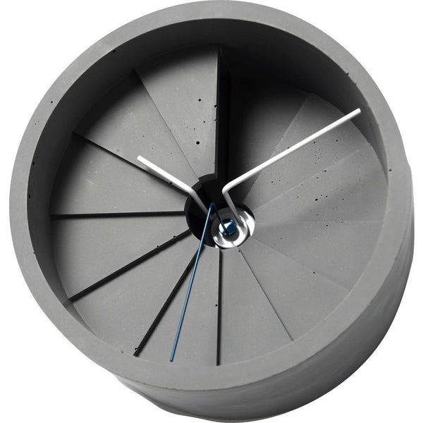 23 Design 4th Dimension Concrete Wall Clock | Blue / Gray CC01000