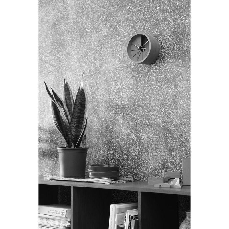 4d Design Clock 22 Design 4th Dimension Concrete Wall Clock Blue / Gray – Sportique