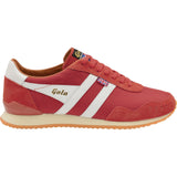 Gola Mens Track Mesh 317 Sneakers | Red/White- CMA498