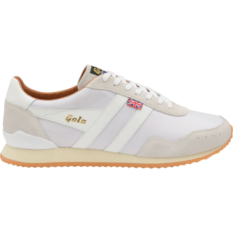 Gola Mens Track Mesh 317 Sneakers | White/White- CMA498