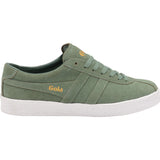 Gola Mens Trainer Suede Sneakers | Sage/White- CMA558-Size 13