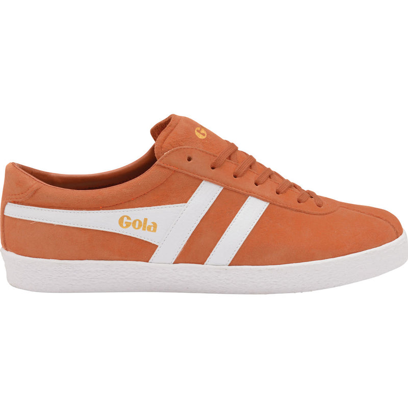 Gola Mens Trainer Suede Sneakers | Moody Orange/White- CMA558-Size 13
