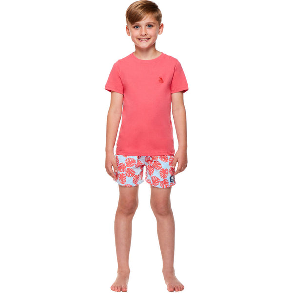 Tom & Teddy Boy's T-Shirt | Deep Sea Coral 