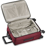 Briggs & Riley Transcend Tall Carry-On Expandable Spinner Suitcase | Merlot
