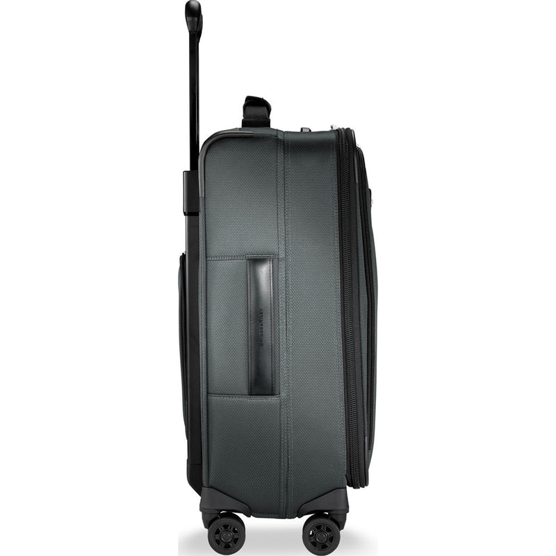 Briggs & Riley Transcend Tall Carry-On Expandable Spinner Suitcase | Slate