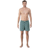 Tom & Teddy Turtle Swim Trunk | Navy & Green Size 2XL
