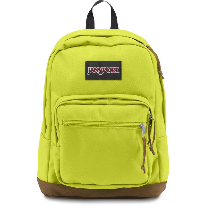 jansport backpack fluorescent green SuperBreak Plus FX - Lime Citron modern look Tas Ransel Jansport Neon Green