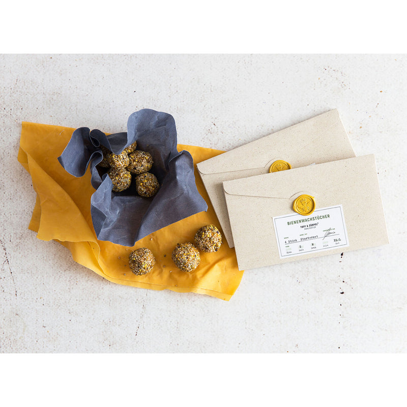 Toff & Zurpel Beeswax Wraps Set | Medium and Large