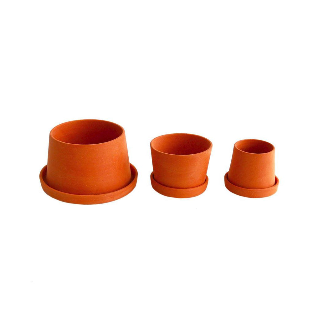 small terracotta plant pots wholesale Michiko Shimada Terracotta Mini Planters Set of 3 – Sportique