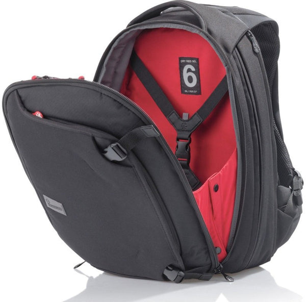 Crumpler Dry Red No 6 Laptop Backpack | Black
