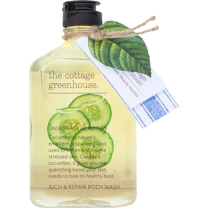 The Cottage Greenhouse Rich and Repair Body Wash | Cucumber & Honey - 24BW5