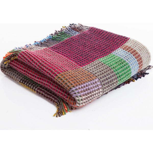 Wallace Sewell Virginia Small Lambswool Honeycomb | Multi-Pink