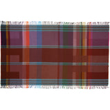 Wallace Sewell Emmeline Small Lambswool Pinstripe Throw | Multi-Pink