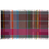Wallace Sewell Emmeline Small Lambswool Pinstripe Throw | Multi-Pink