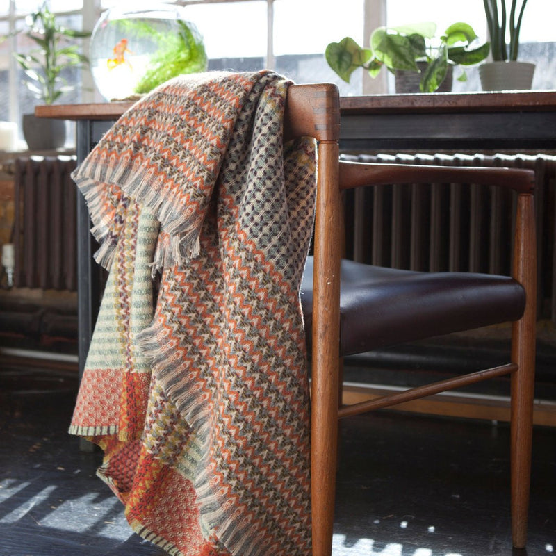 Wallace Sewell Yosemite Sheland Ripple Throw | Multicolor