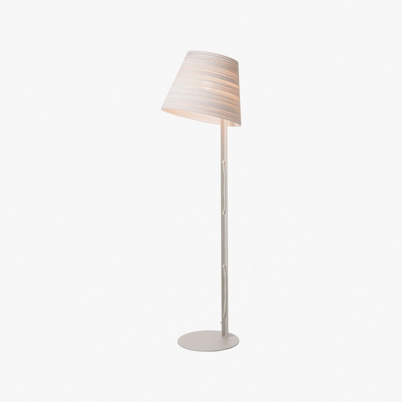 Graypants Scraplight Tilt Floor Lamp | White