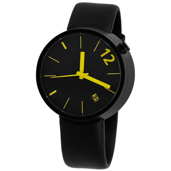 Projects Watches Denis Guidone Towards Watch Angles to Body | Black/Yellow