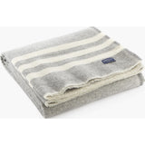 Faribault Trapper Wool Throw | Gray/Natural 6317 50x72