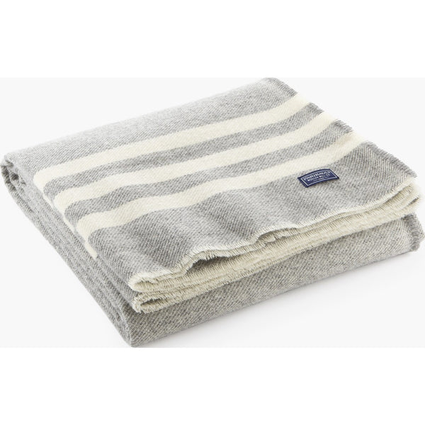 Faribault Trapper Wool Throw | Gray/Natural 6317 50x72