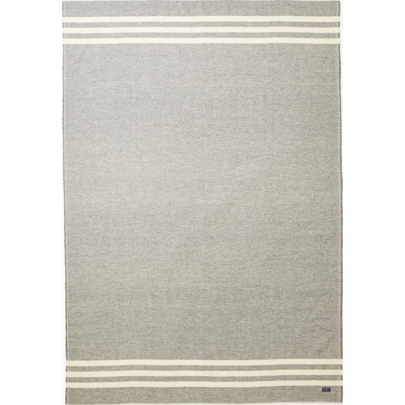 Faribault Trapper Wool Throw | Gray/Natural 6317 50x72