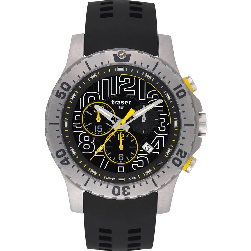 traser H3 Elite Chronograph Watch | Silicone Strap 105858