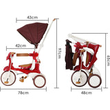 iimo 3-in-1 Folding Tricycle