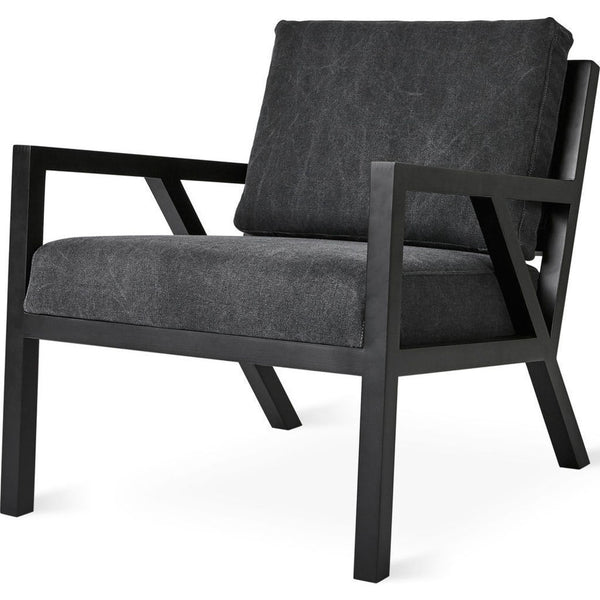 Gus* Modern Truss Lounge Chair | Vintage Mineral Black Ash ECCHTRUS-vinmin-ab