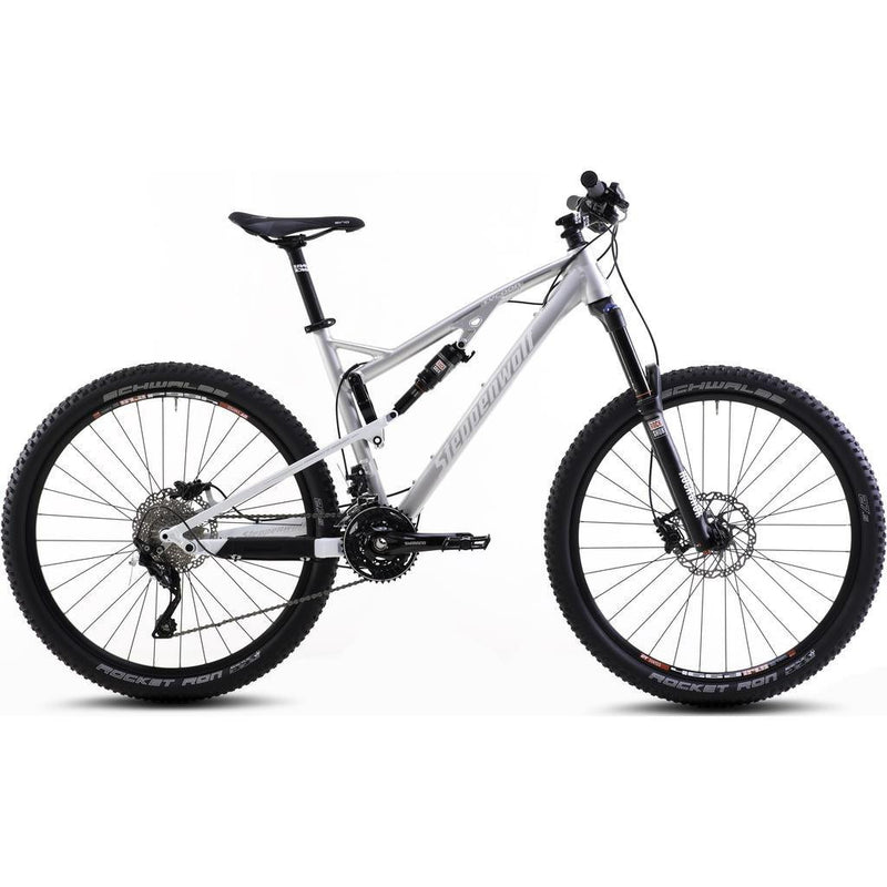 Steppenwolf Tycoon Sport Full Suspension Bicycle | Silver/Matte White- SWM415-4201