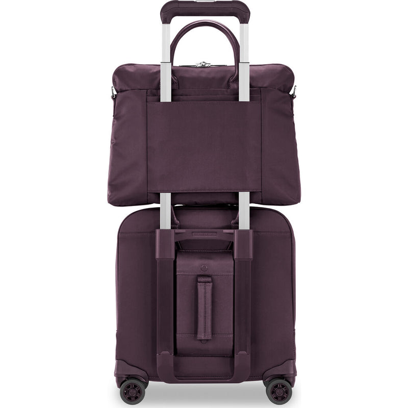 Briggs & Riley Baseline LTD Domestic Expandable Carry-on Spinner Suitcase | Plum