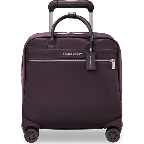 Briggs & Riley Baseline LTD Domestic Expandable Carry-on Spinner Suitcase | Plum