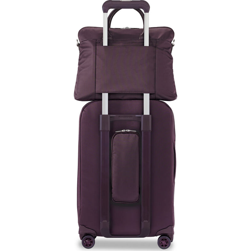 Briggs & Riley Baseline LTD Large Expandable Carry-on Spinner Suitcase | Plum