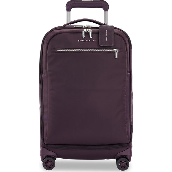Briggs & Riley Baseline LTD Large Expandable Carry-on Spinner Suitcase | Plum