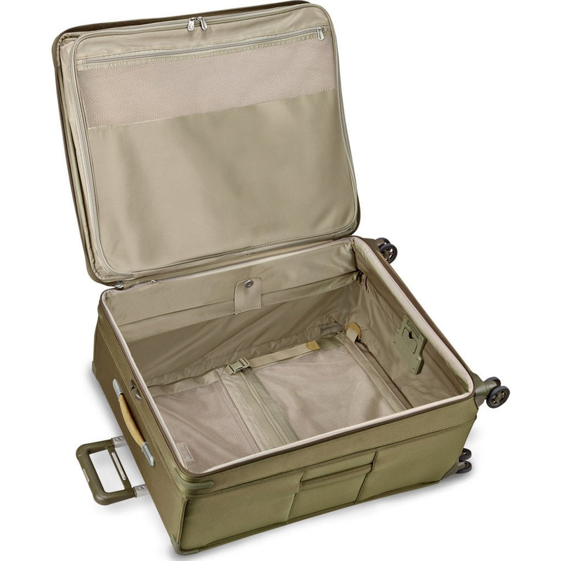 Briggs & Riley Extra Large Expandable Spinner Suitcase | Olive