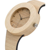 Analog Carpenter Silverheart & Maple Wood Watch | Markings
