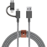 Native Union Universal Belt 2m Cable | Zebra