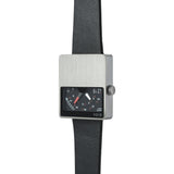 VOID V02 Matte Silver Analogue Watch | Black Leather V02MKII-SI/BL
