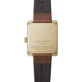 VOID V02 Matte Gold Analogue Watch | Light Brown Leather V02MKII-GO/LB