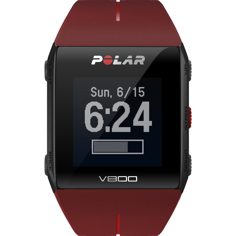 Polar RS 200 50 M Men's fitness Wrist watch Working AS/IS Red Body
