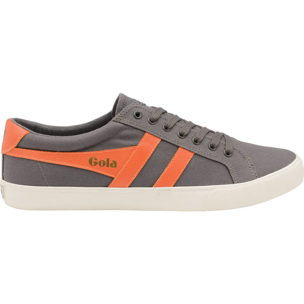 Gola Mens Varsity Sneakers | Ash/Moody Orange- CMA331-Size 13