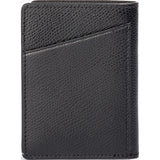 Hook & Albert Leather Vertical Bi-Fold Wallet | Black VBFWL-BLK-OS