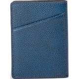 Hook & Albert Leather Vertical Bi-Fold Wallet | Blue VBFWL-NVY-OS