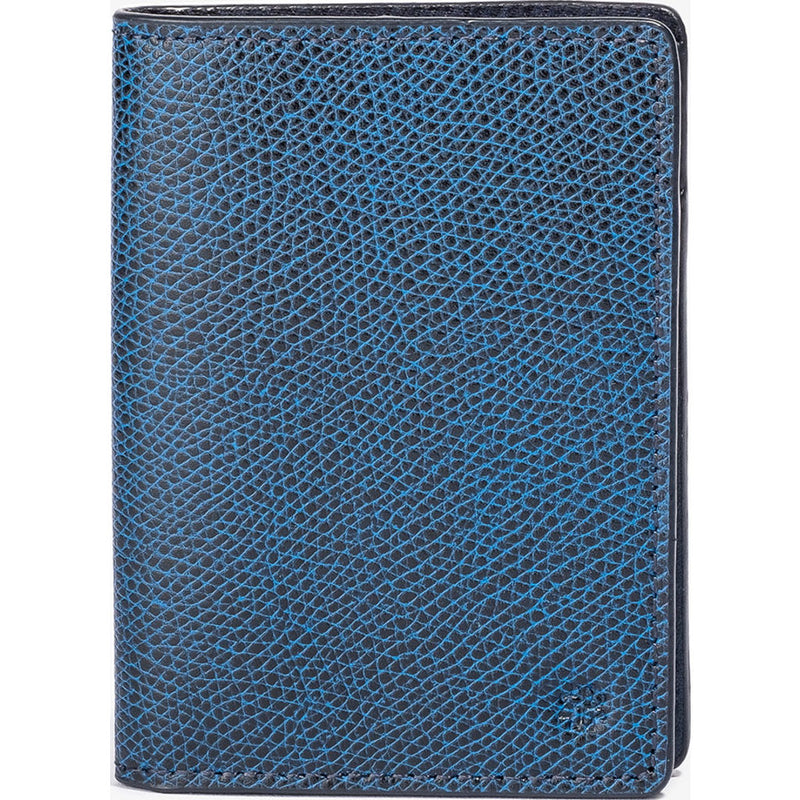 Hook & Albert Leather Vertical Bi-Fold Wallet | Blue VBFWL-NVY-OS